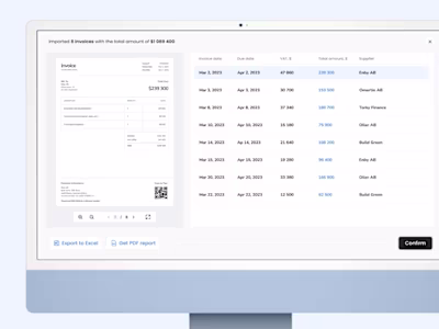 AI-powered invoice documents handling