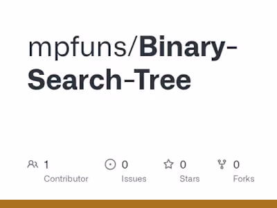 Binary Search Tree Coursework