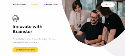 Web Design for Brainster Hiring Platform