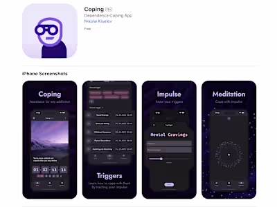Coping: Health & Wellness App