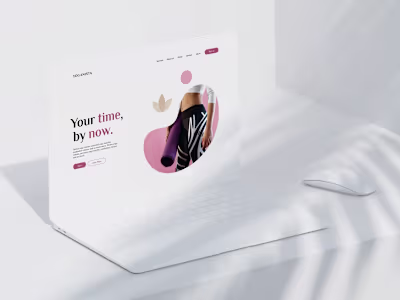 Yoganista · UX & UI web design