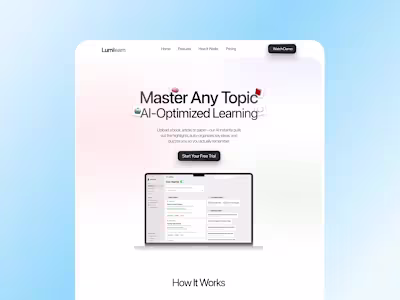 Lumilearn AI: AI Optimized Learning