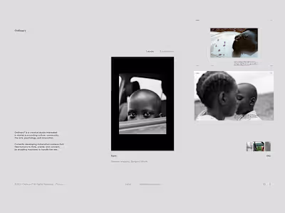 Cinematic Website Development for Ordinary