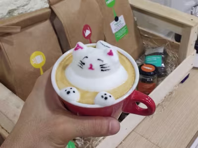 3D Latte Art Development | Cafe Haus Argentina 