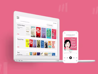 CloudLibrary Patron UI/UX