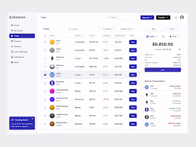 Web3 Product Design for StreamEx 