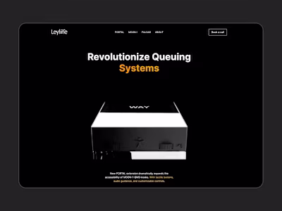 Product Website - Design and Development