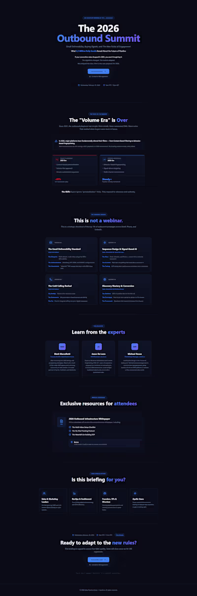 Outbound in 2026 isn’t about