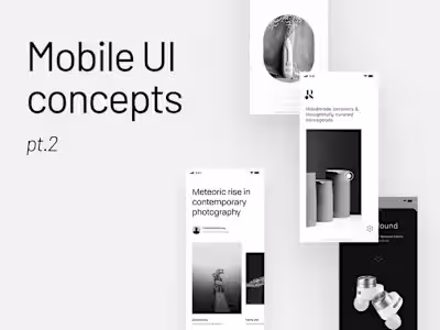 Mobile UI 