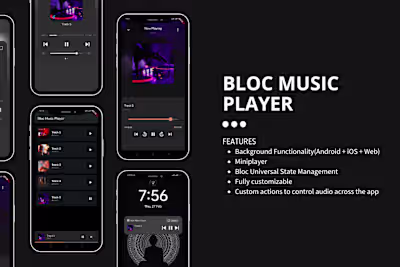 Advanced Music Player with Bloc State Management