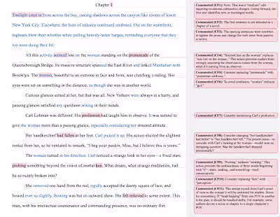 Medium Edit from a Novel