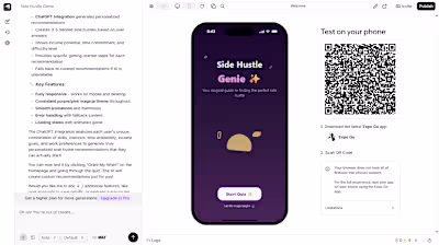 ✨🧞 Side Hustle Genie 🧞✨ https://side-hustle-genie-567.crea...