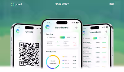 Fintech QR Payment SaaS | Fintech Web UI/UX Case Study