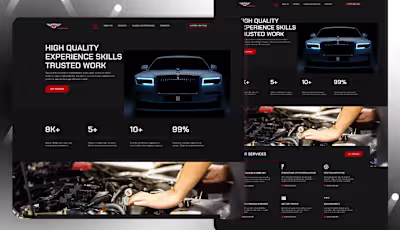 Dynamic Website for Auto Repair Excellence