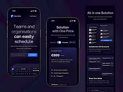Upcoming - Team Scheduling Mobile