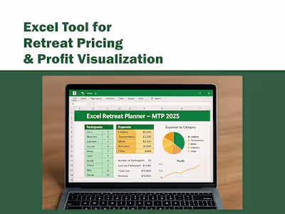 Excel Tool for Retreat Pricing and Profit Visualization