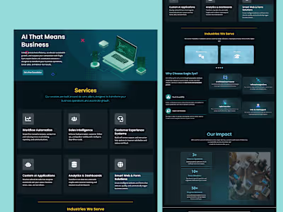 The Challenge: To create a high-converting, tech-focused lan...