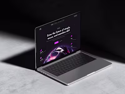 GO - Crypto Trading Wallet App Landing Page