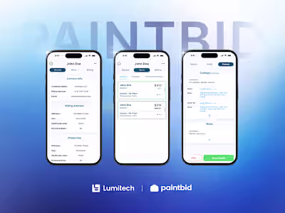 PaintBid — React Native Estimating & Invoicing for Painting Pros