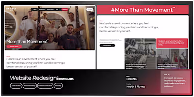 Horizon Web UIUX Design