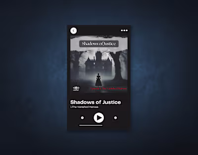 Shadows of Justice Podcast Covers Design 2024