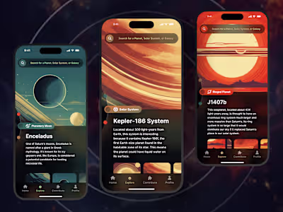 Galaxy Exploration App
