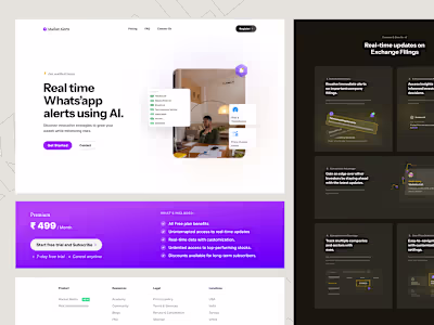 Market Alertz Website by Praveen N for Pepperistic Studio
