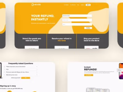 Adobe XD design for a startup