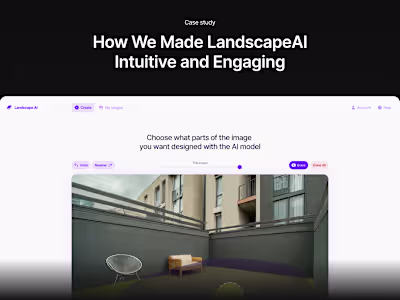 UI/UX Redesign for AI SaaS web and mobile app