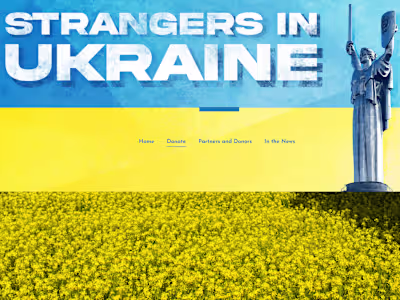 Fundraising Website for Strangers in Ukraine