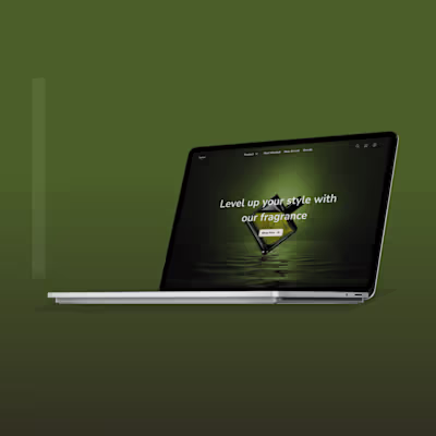 Tareem Parfume Landing Page