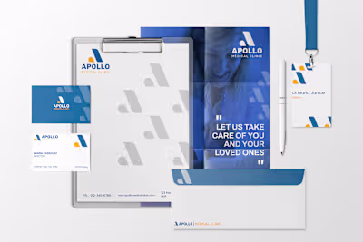 Brand Identity Design for Apollo Medical Clinic