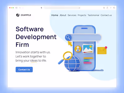 SaaS Landing Page Design