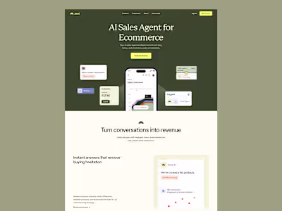 AI - Landing Page Design