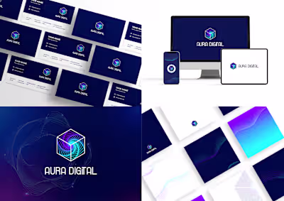 Complete Branding for AURA DIGITAL