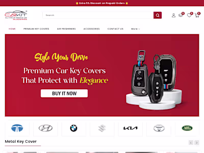 CarKit E-commerce UI/UX Design