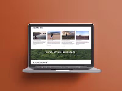 The Hiking Website