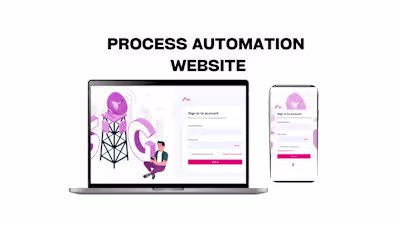 Process automation webapp