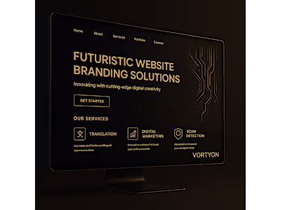 Futuristic Website & Branding Solutions for Digital Growth