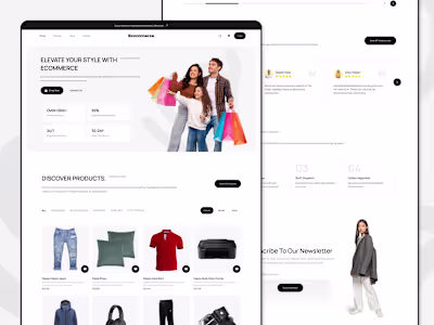 Modern Ecommerce Web UI Design