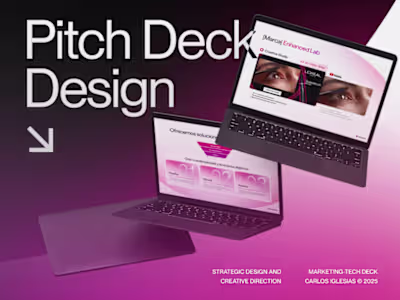 Pitch Deck Design – Marketing Presentation