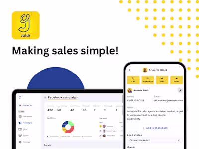 Jaldi (iOS/Android apps + Web dashboard)