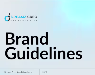 Dreamz Creo Technologies — Brand Guidelines Design