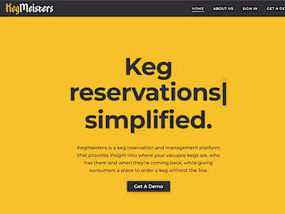 Home - Kegmeisters Keg Tracking and Management