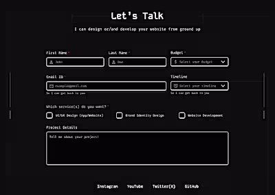Contact forms are the most important aspect of any website t...