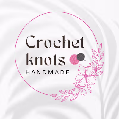 Logo Design for Crochet Knots – Handmade Brand