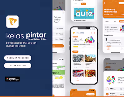 UI/UX | Kelas Pintar - Be educated & change the world!