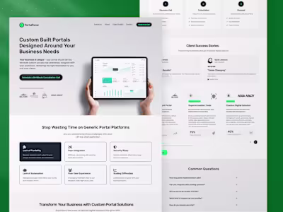 Enterprise Solutions Site | Web Dev  