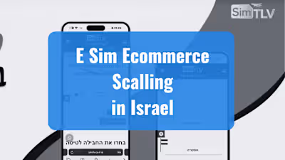 Google Ads Management - E Sim Ecommerce Scalling in Israel
