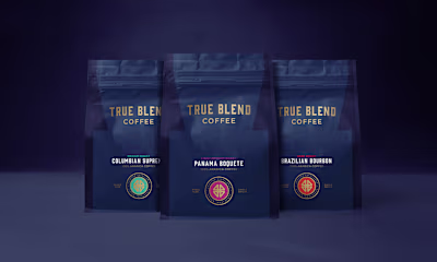 TRUE BLEND COFFEE: Behance
